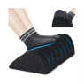 A Footrest Under The Desk, Featuring a Warm Plush Foot Pocket, an Ergonomic Adjustable Memory Foam Footrest, Suitable for Use with Desks And Office Chairs